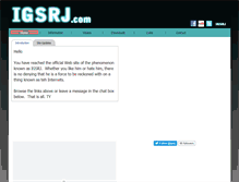 Tablet Screenshot of igsrj.com